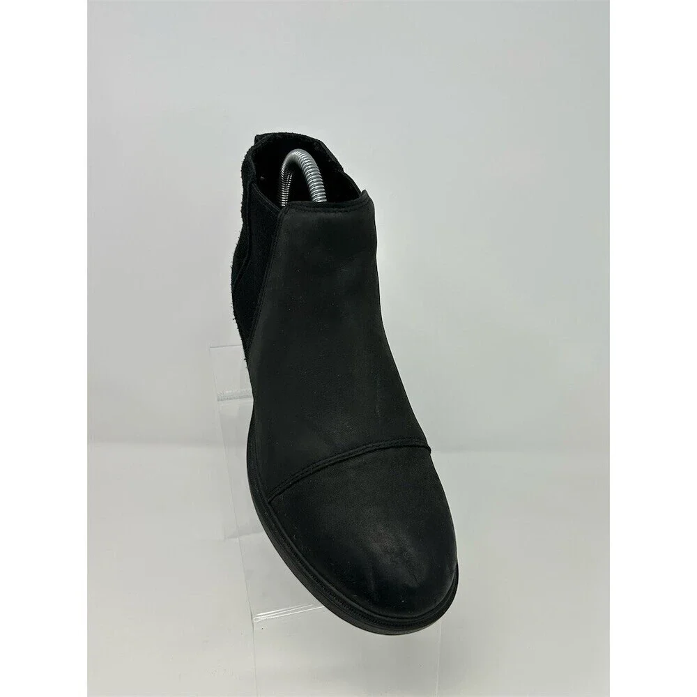 SOREL Evie II Chelsea Bootie Womens Black Pull-On Ankle Boots Size 9 Fall